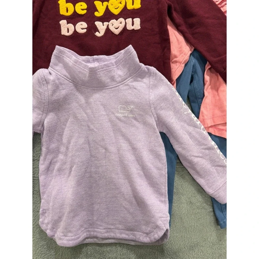 Girls 3T‎ Clothing Bundle 6pc Vineyard Vines Old Navy Garanimals Tops Leggings
